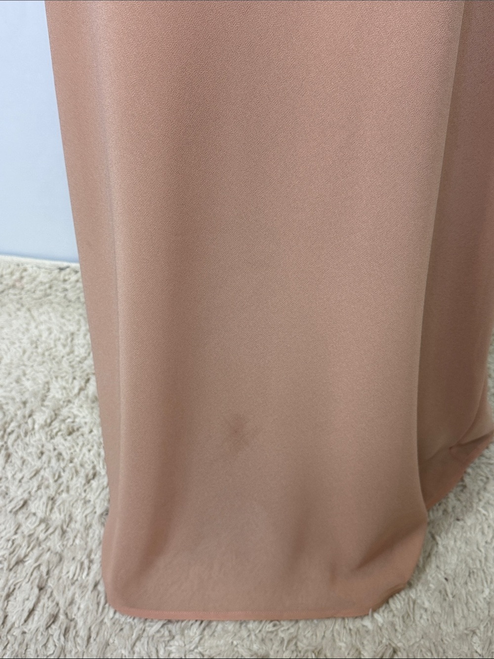 Favorite Daughter Ruffled Chiffon Maxi Dress Size Medium Taupe NWOT - Picture 13 of 13